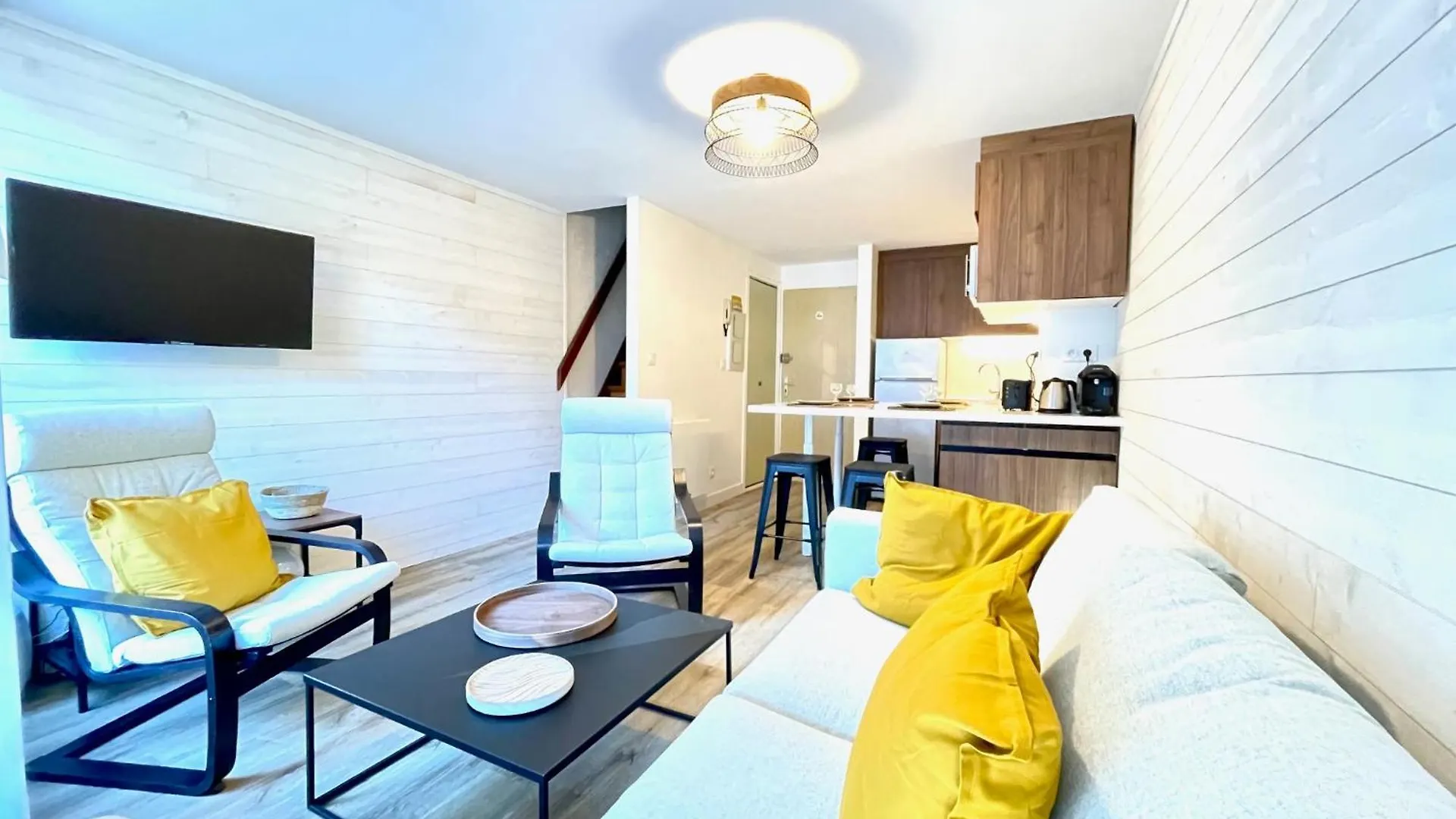 Apartamento Centre village Appartement avec terrasse 2 chambres et 1 alcôve Jusqu à 6 personnes Saint-Lary-Soulan França